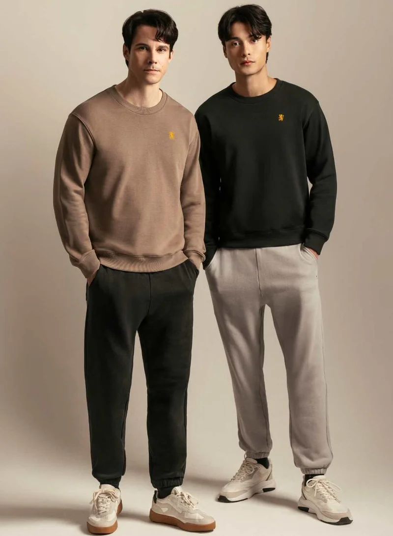 GIORDANO Men’s Slim Taper French Terry Jogger